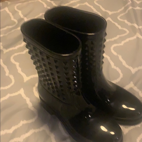 Valentino Shoes - Valentino rock stud rain boots